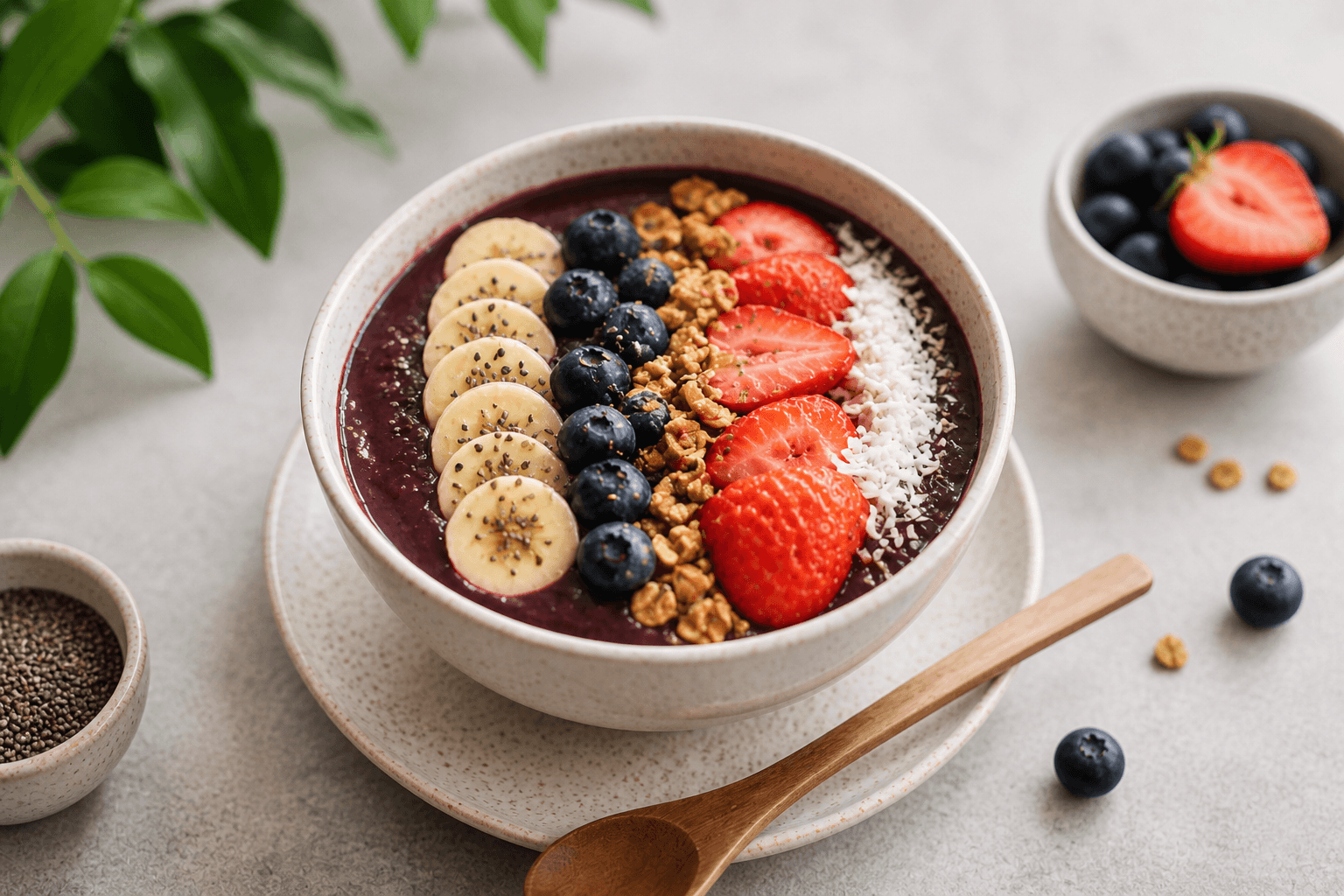 Custom açai bowl