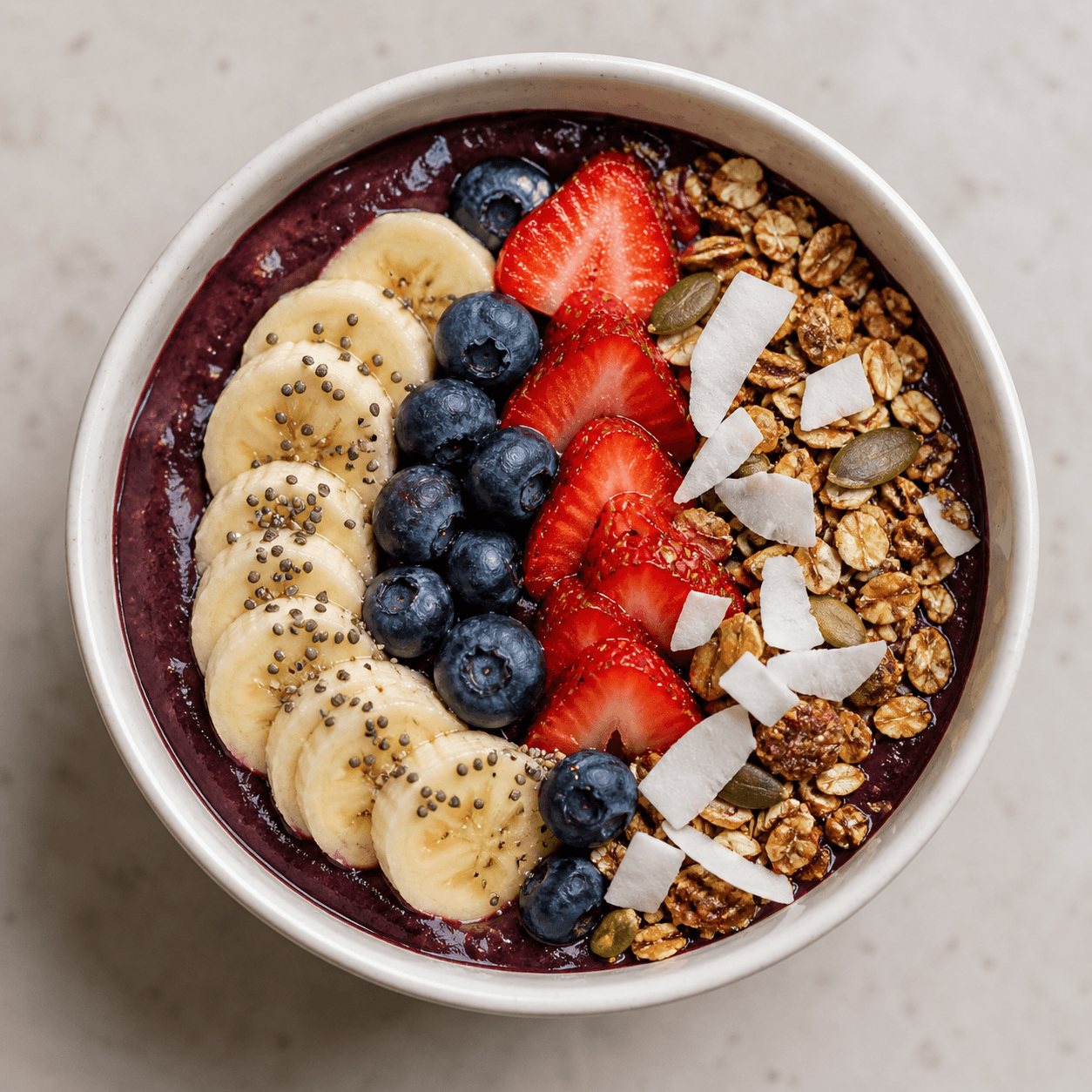 Handcrafted Cielé açai bowl